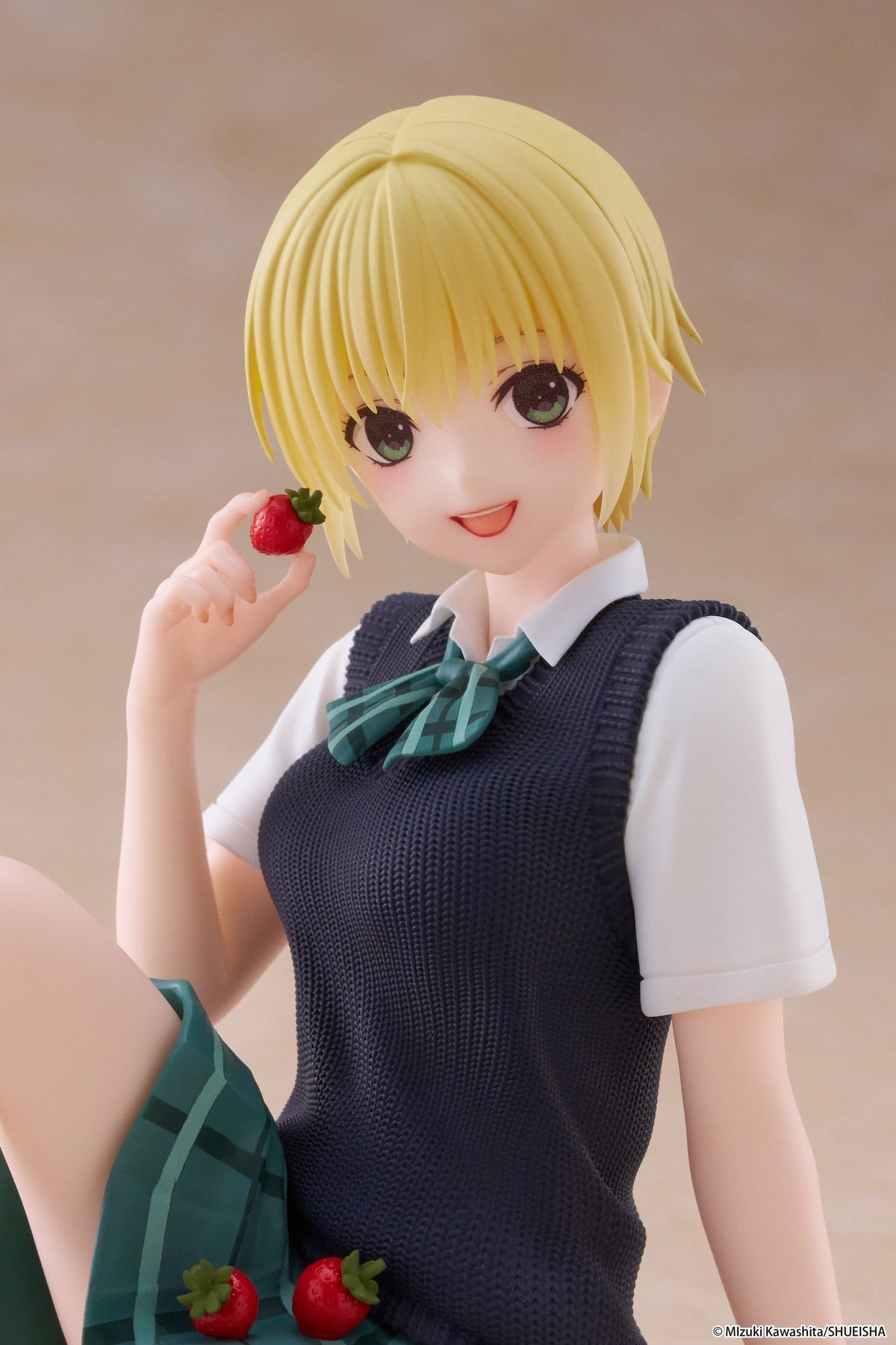 Strawberry 100% - Tsukasa Nishino - School Uniform Desktop Cute Figur (Taito)