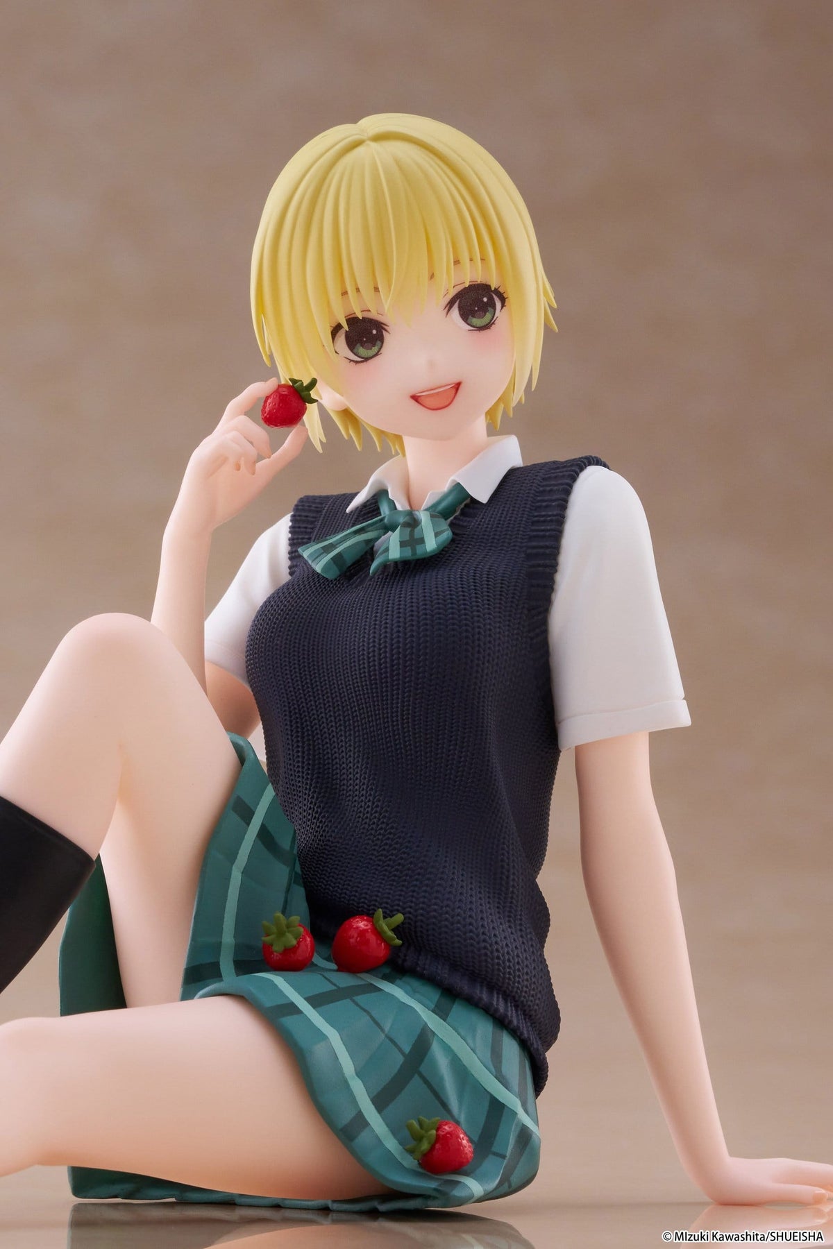 Strawberry 100% - Tsukasa Nishino - School Uniform Desktop Cute Figur (Taito)