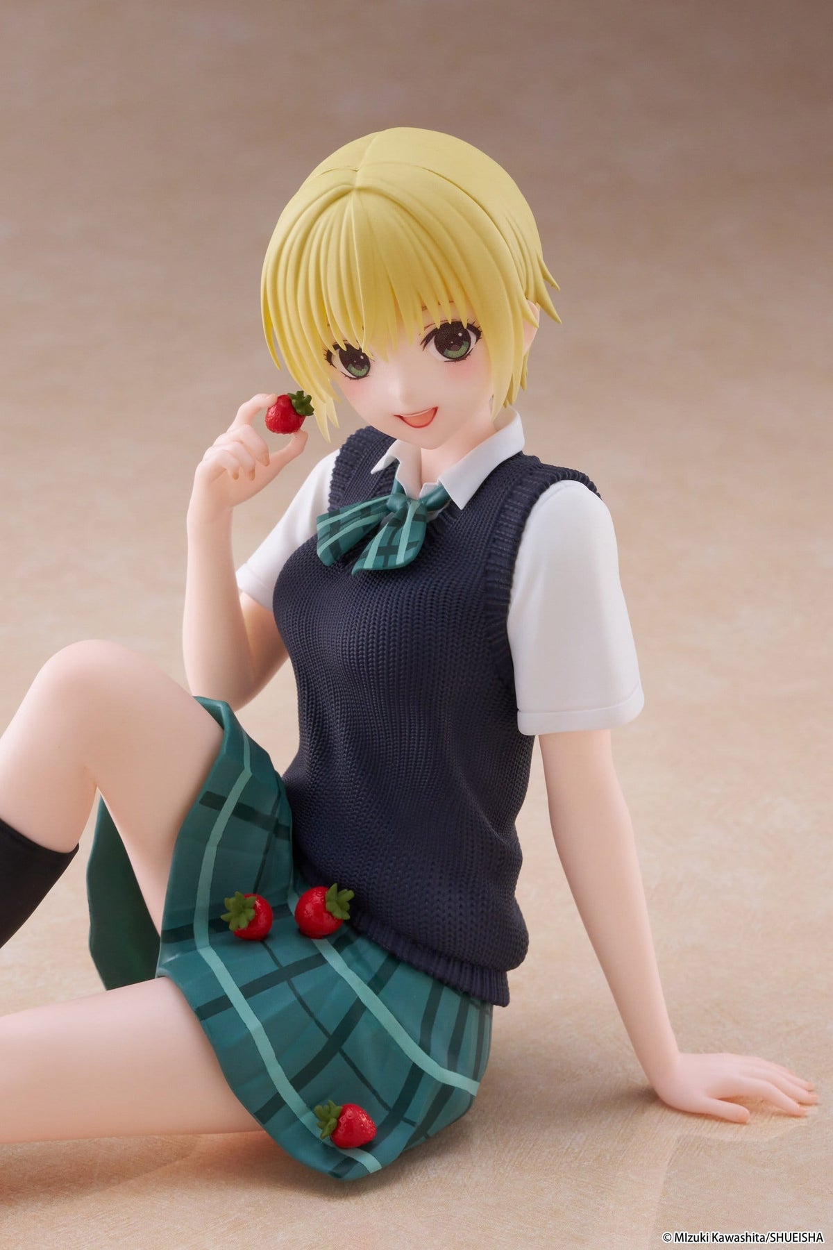 Strawberry 100% - Tsukasa Nishino - School Uniform Desktop Cute Figur (Taito)