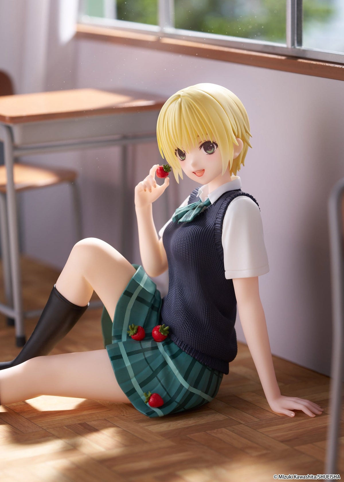 Strawberry 100% - Tsukasa Nishino - School Uniform Desktop Cute Figur (Taito)
