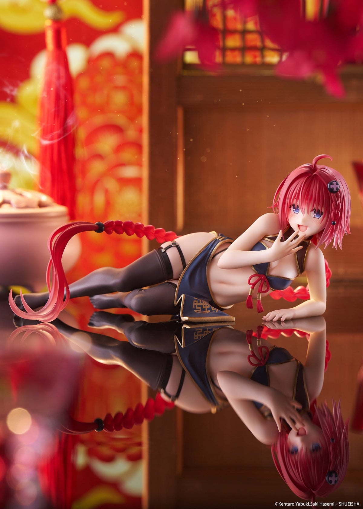 To Love-Ru Darkness - Mea Kurosaki - Chinese Dress Desktop Cute Figur (Taito)