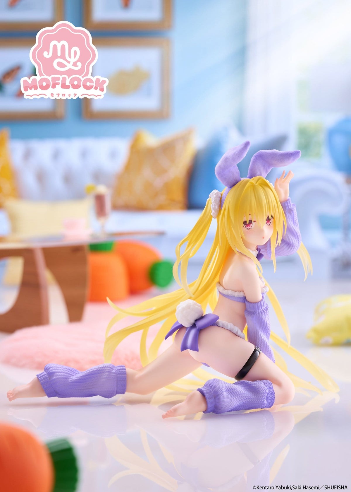 To Love-Ru Darkness - Golden Darkness - Fluffy Bunny Moflock Figur (Taito)