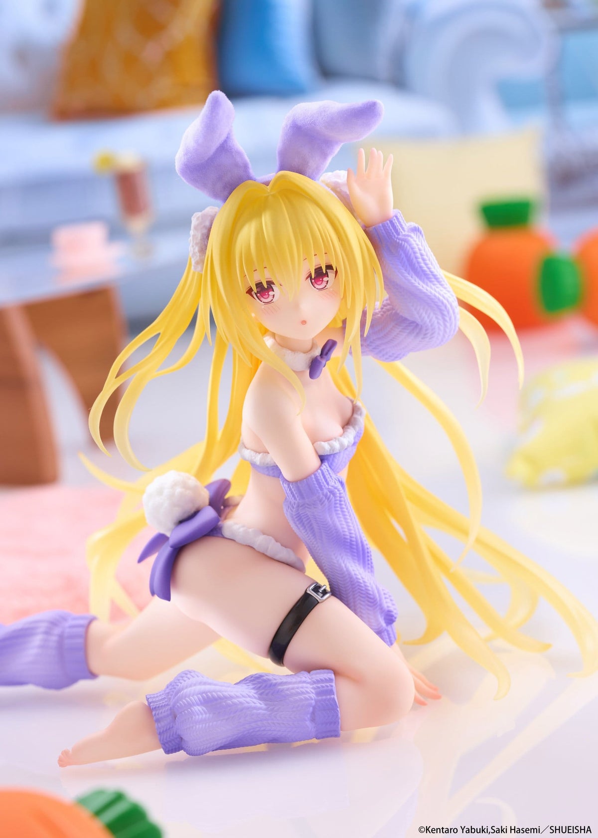 To Love-Ru Darkness - Golden Darkness - Fluffy Bunny Moflock Figur (Taito)