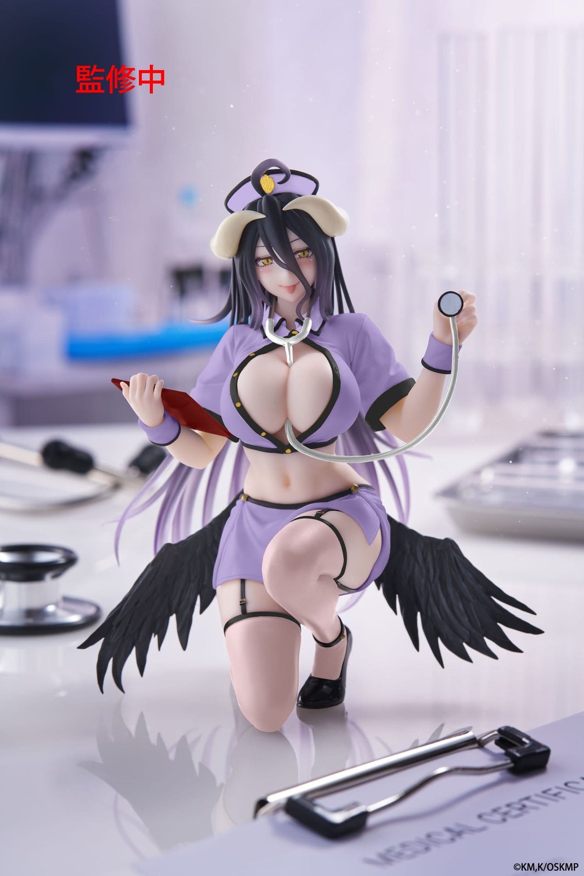 Overlord - Albedo - Nurse Renewal Desktop Cute Figur (Taito)