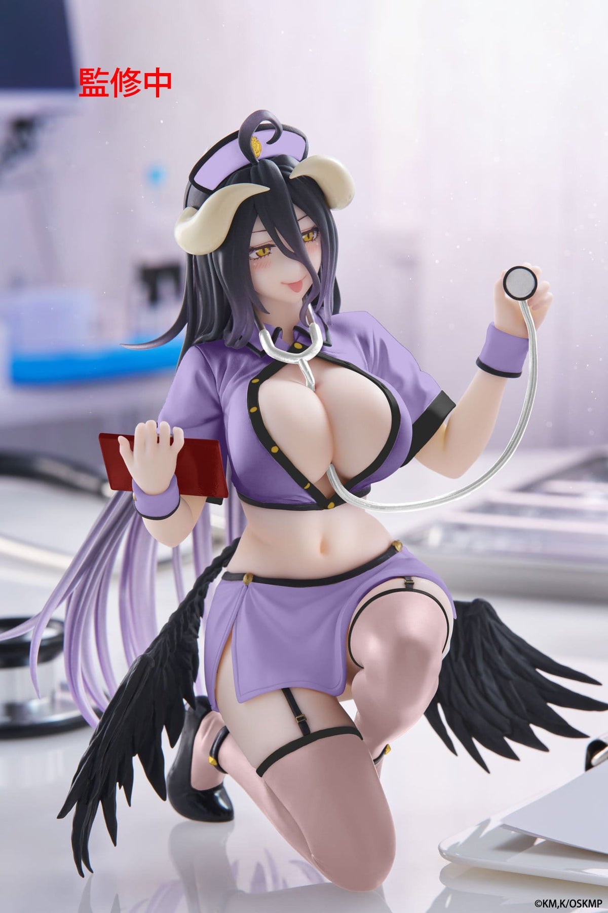 Overlord - Albedo - Nurse Renewal Desktop Cute Figur (Taito)