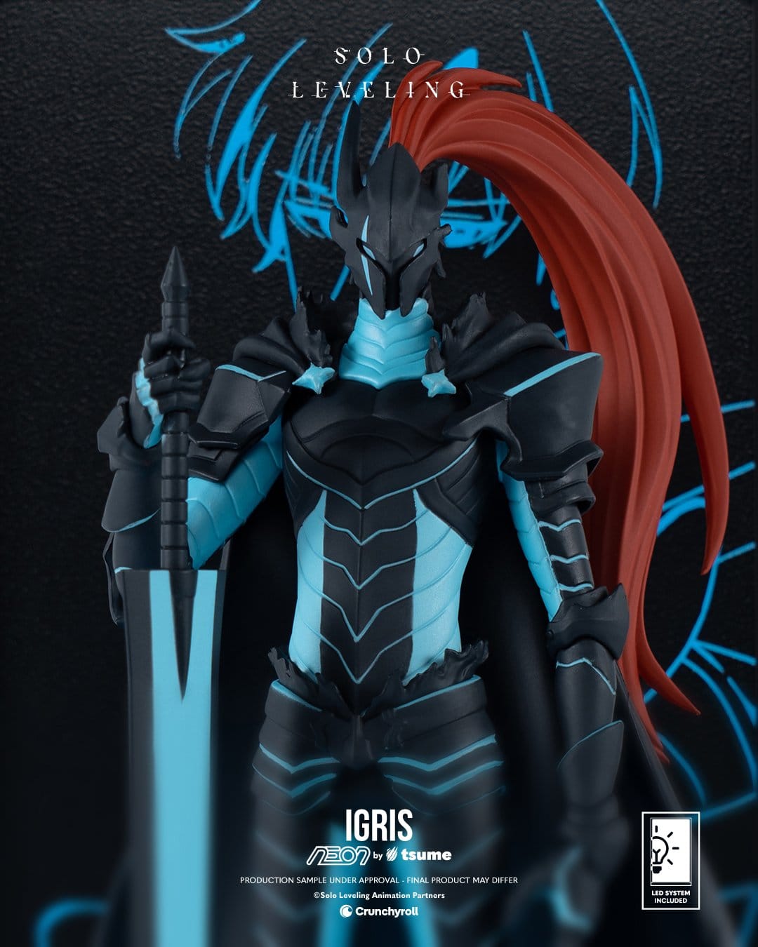 Solo Leveling - Igris - Neon Figur 1/9 (Tsume)
