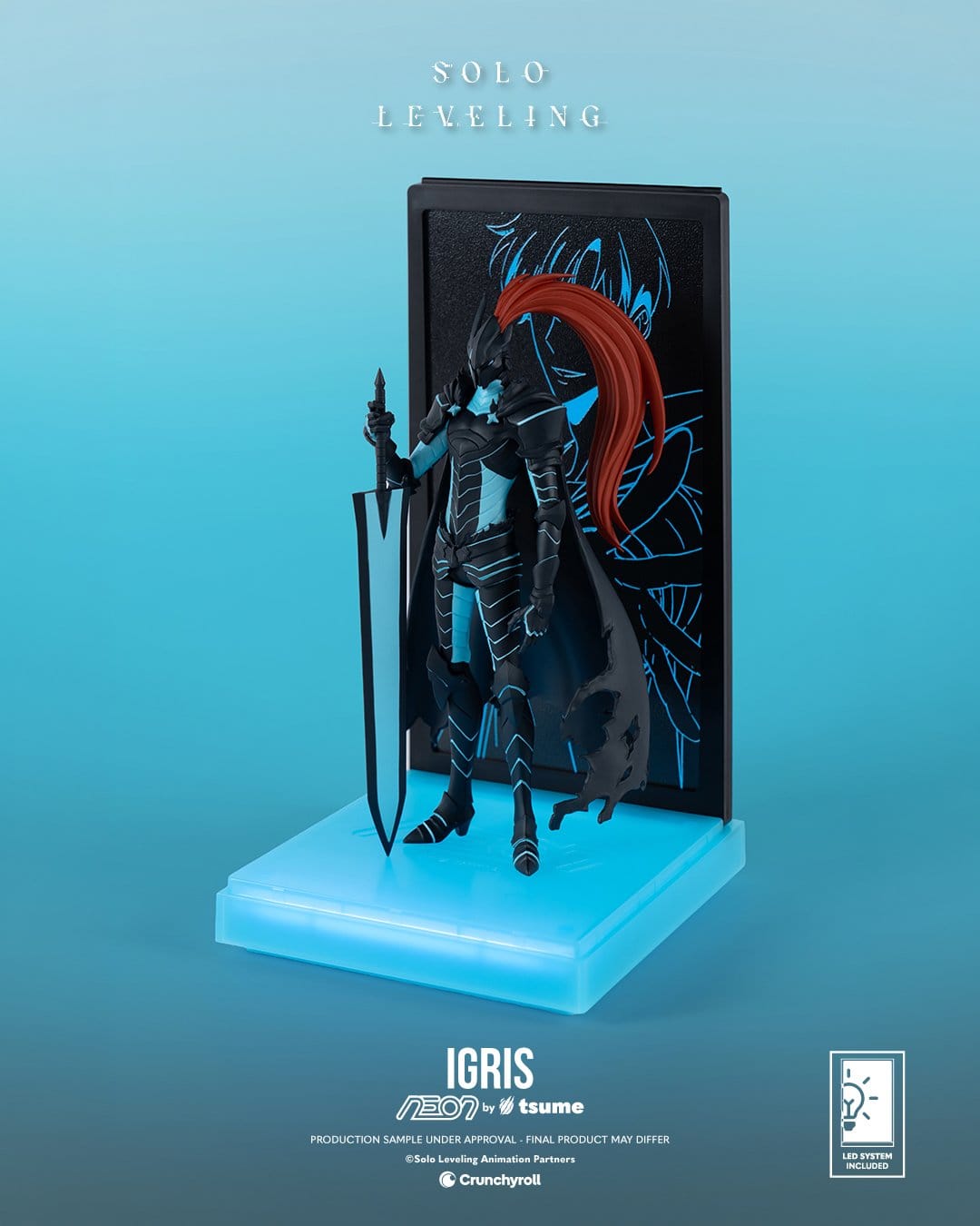 Solo Leveling - Igris - Neon Figur 1/9 (Tsume)