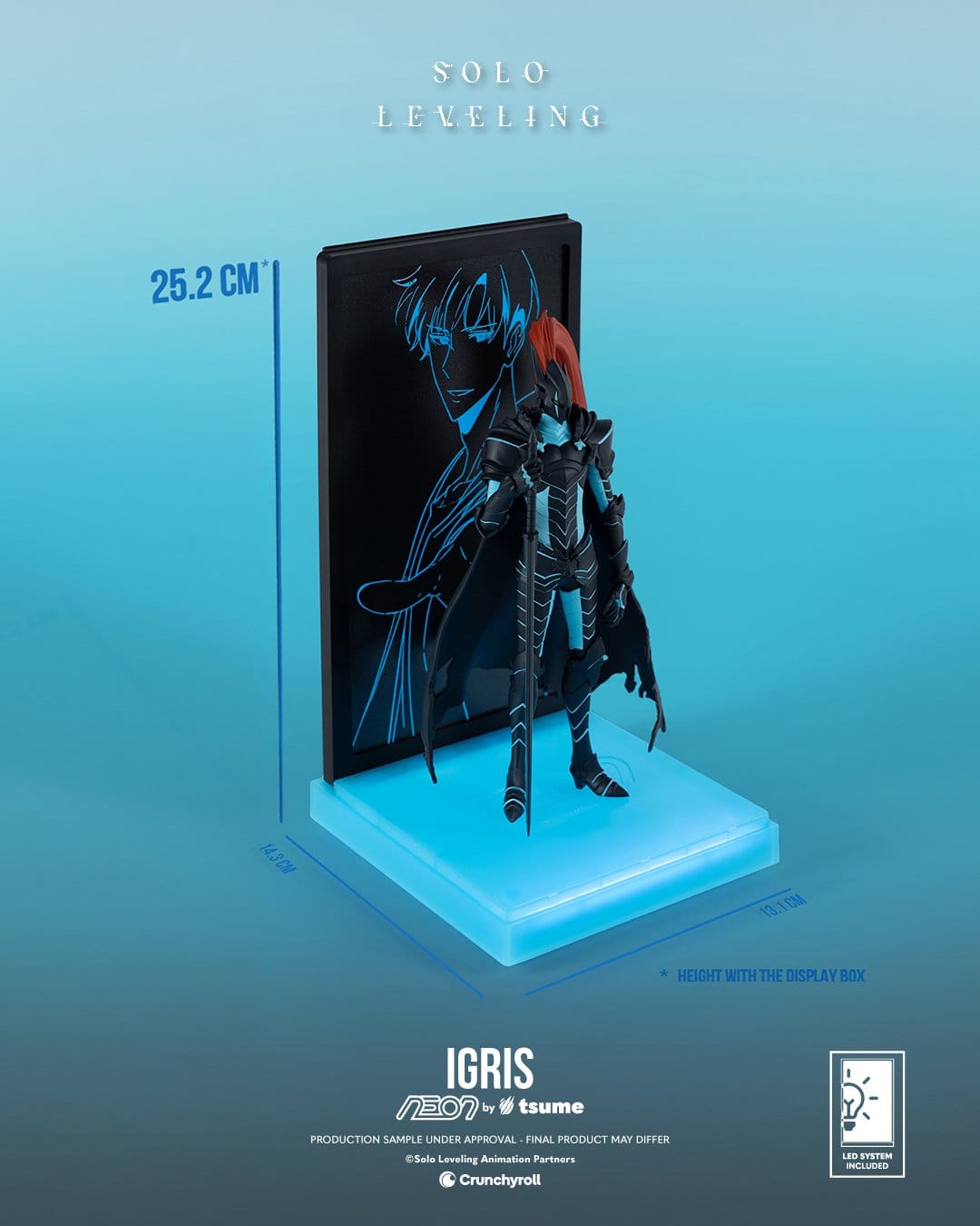 Solo Leveling - Igris - Neon Figur 1/9 (Tsume)