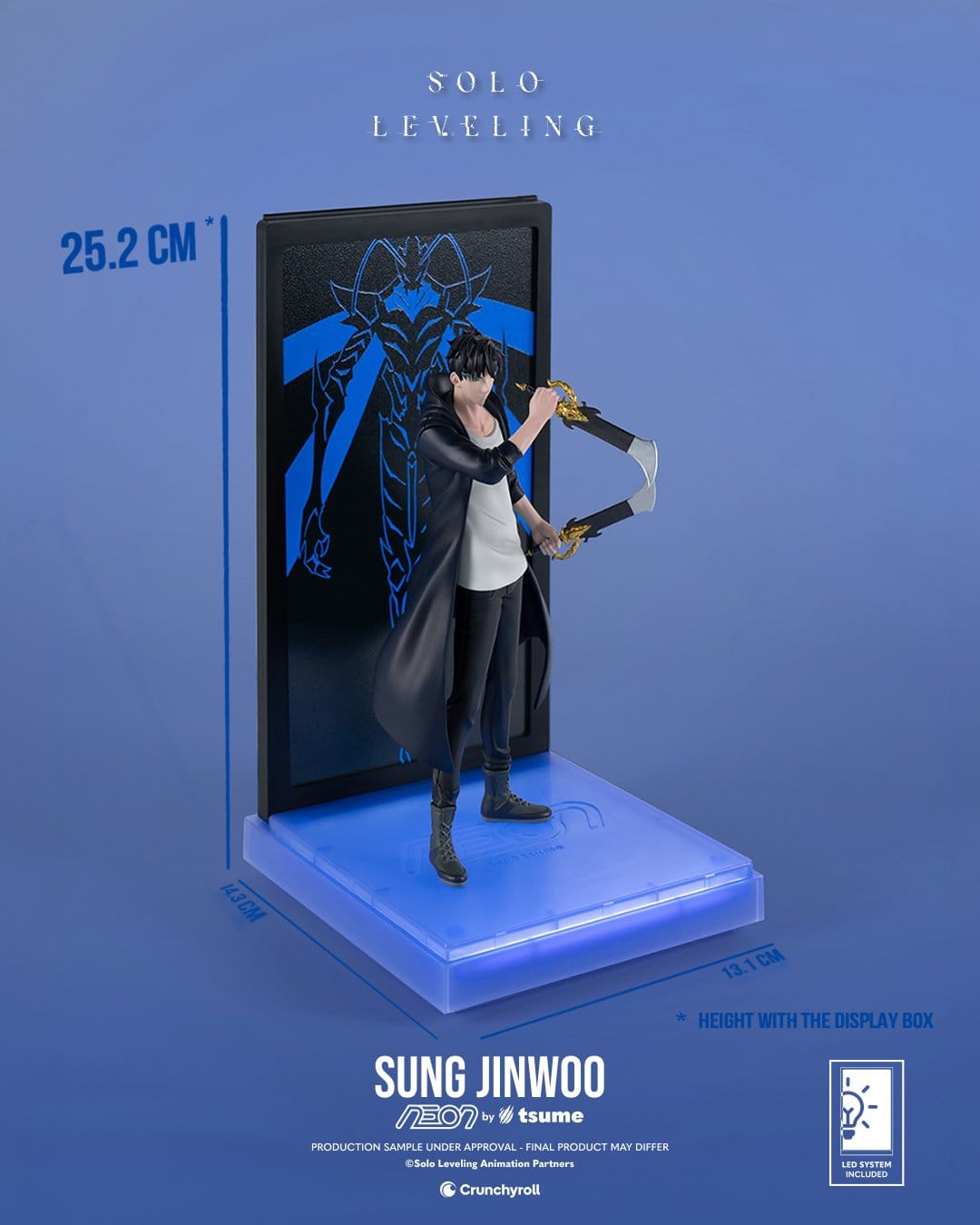 Solo Leveling - Sung Jinwoo - Neon Figur 1/9 (Tsume)