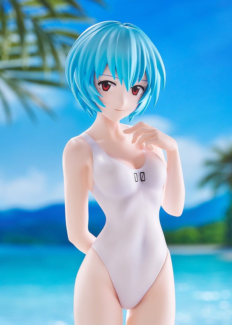 Rebuild of Evangelion - Rei Ayanami - One-Piece Style - Beach Queens Pop Up Parade Figur Größe L (Good Smile Company)