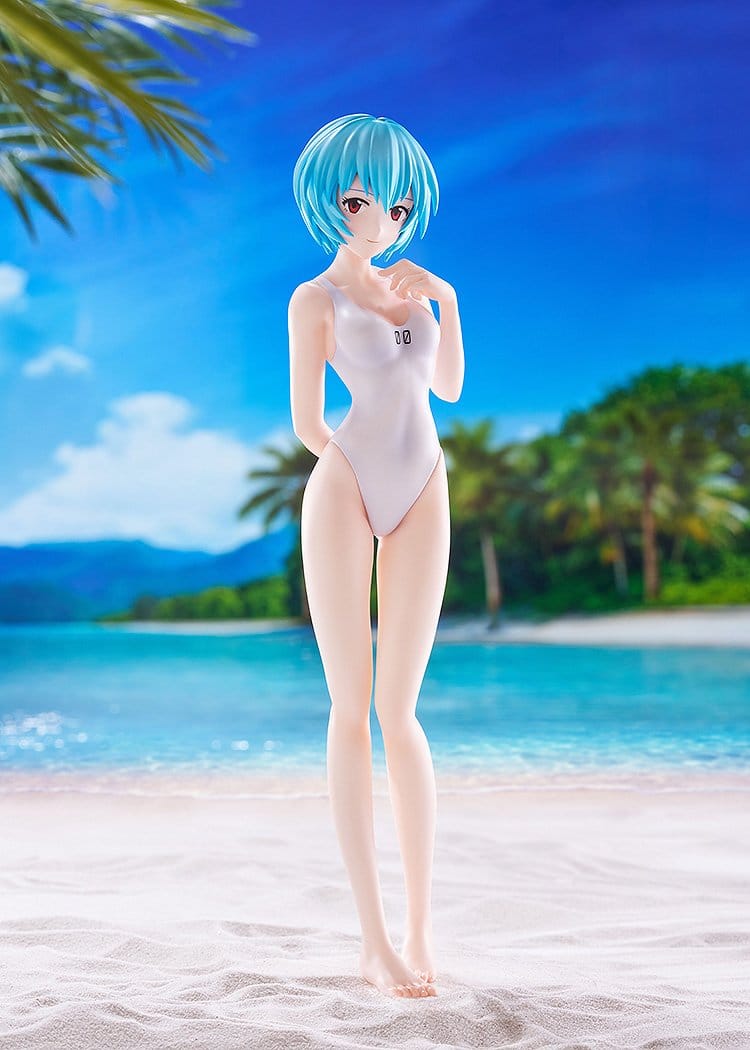 Rebuild of Evangelion - Rei Ayanami - One-Piece Style - Beach Queens Pop Up Parade Figur Größe L (Good Smile Company)