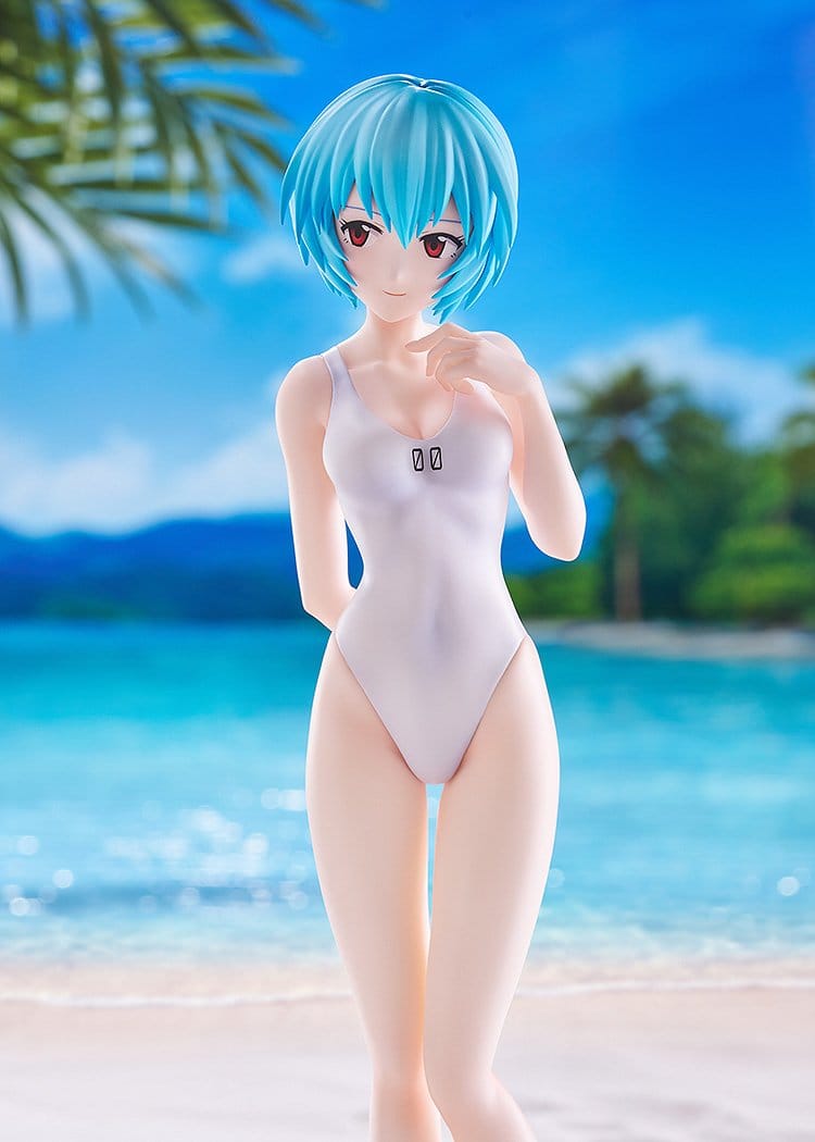 Rebuild of Evangelion - Rei Ayanami - One-Piece Style - Beach Queens Pop Up Parade Figur Größe L (Good Smile Company)