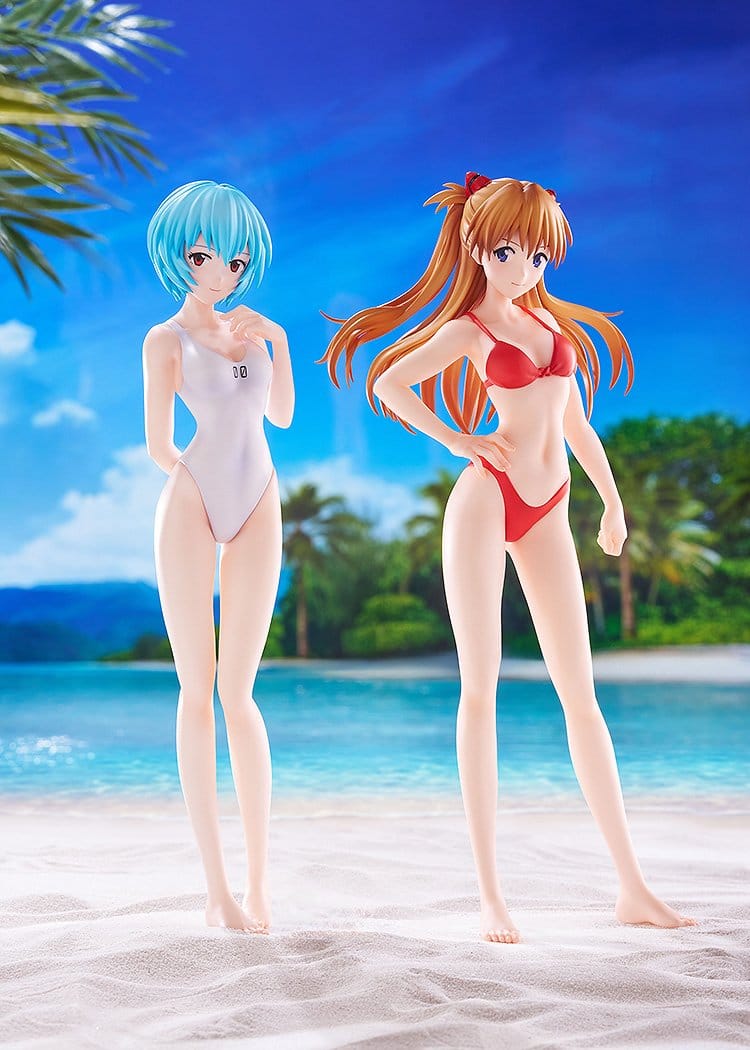 Rebuild of Evangelion - Rei Ayanami - One-Piece Style - Beach Queens Pop Up Parade Figur Größe L (Good Smile Company)