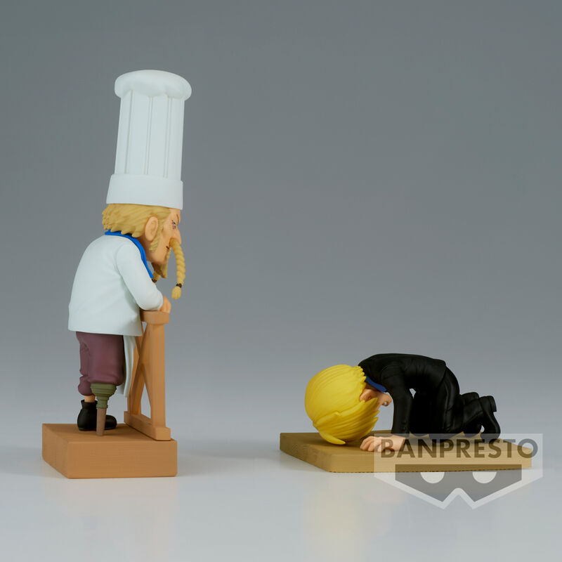 One Piece - Sanji & Zeff - WCF Log Stories Figuur (Banpresto)