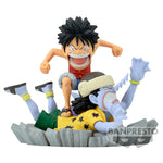 One Piece - Ruffy & Arlong - WCF Log Stories Figur (Banpresto)