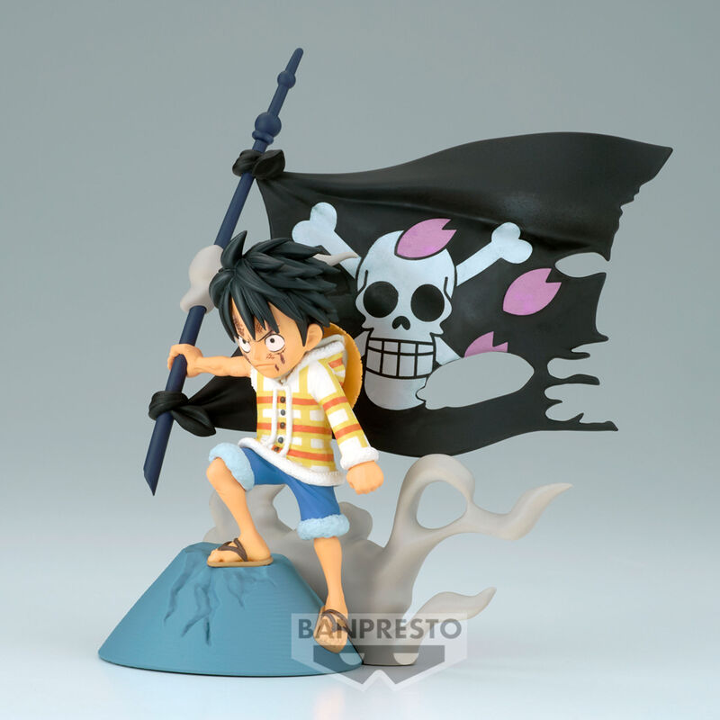 One Piece - Monkey D. Ruffy - WCF Log Stories Figur (Banpresto)