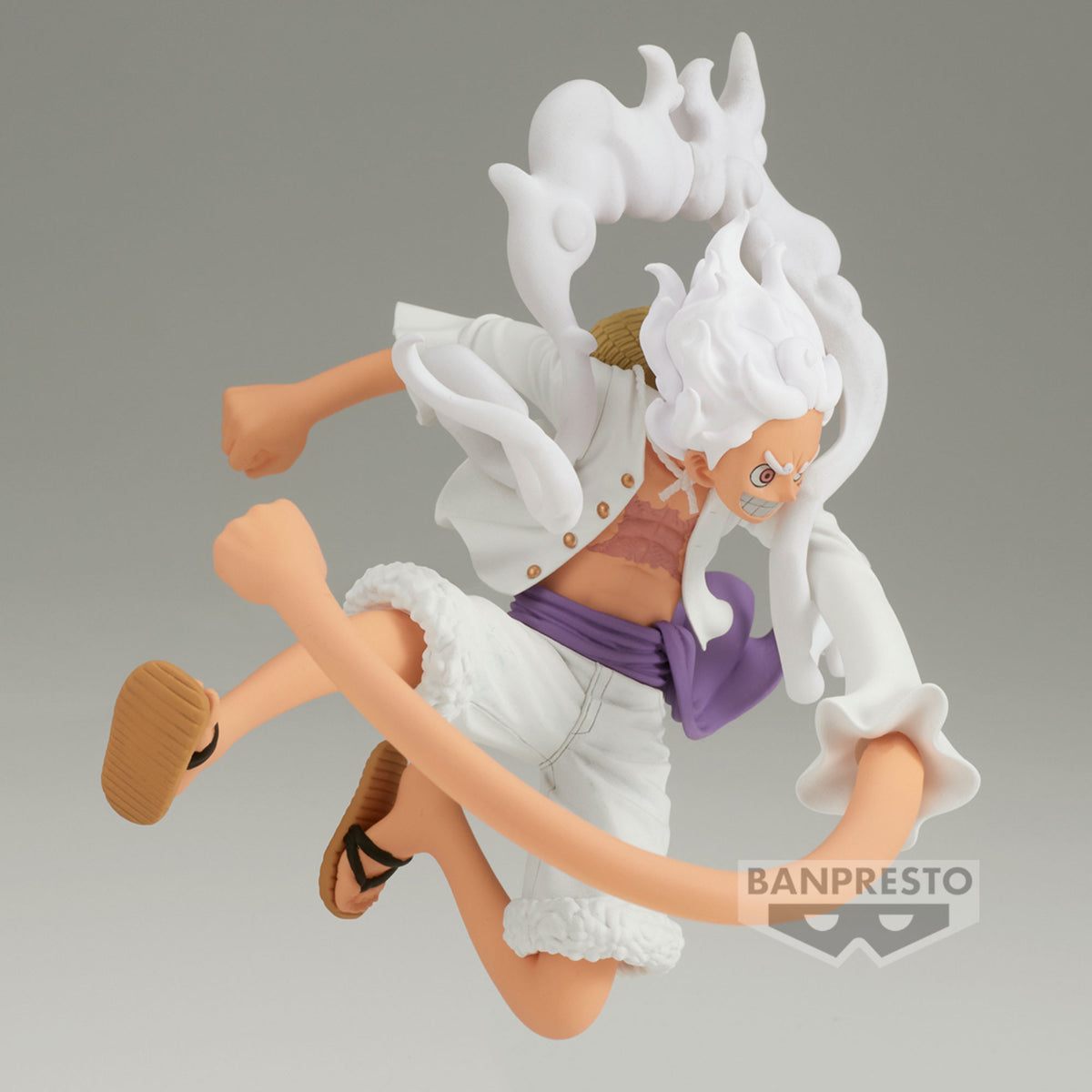 One Piece - Monkey D. Ruffy - Collezione di dischi di battaglia Gear 5 Ver. figura (Banpresto)