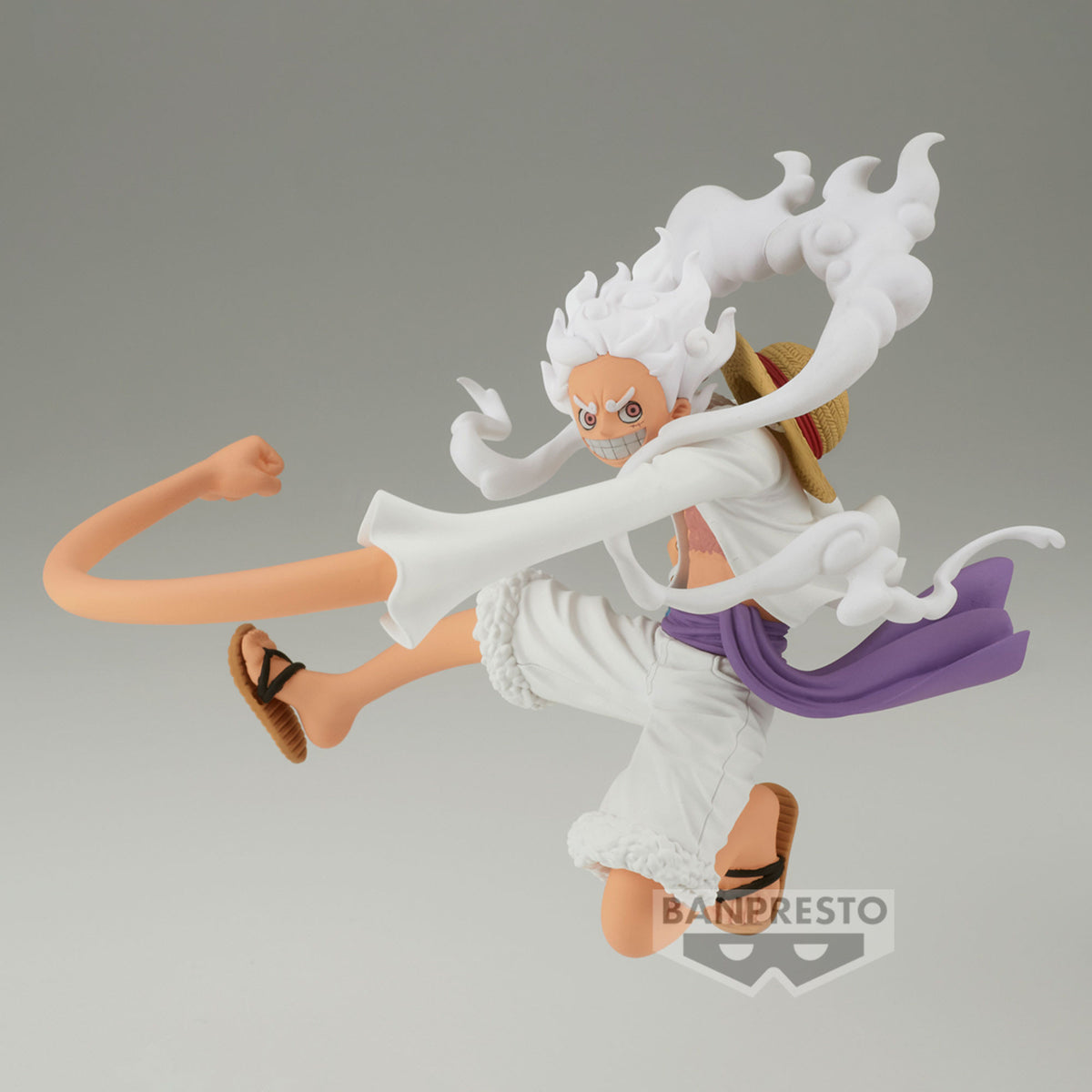 One Piece - Monkey D. Ruffy - Collezione di dischi di battaglia Gear 5 Ver. figura (Banpresto)