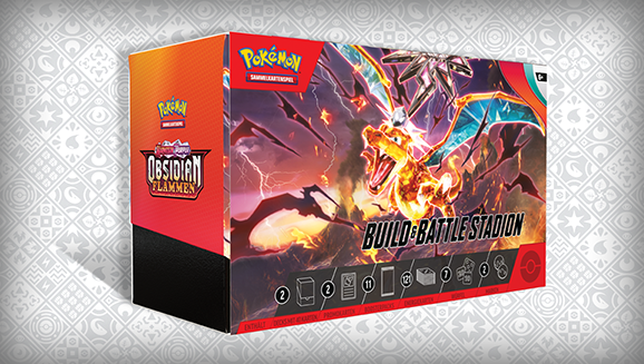 Pokemon - Obsidianflammen - Build & Battle Stadium Box (deutsch)