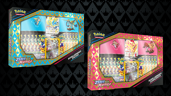 Pokemon Zenit der Könige - Premium Figuren Kollektion - Schillerndes Zacian/Zamazenta Bundle (deutsch)