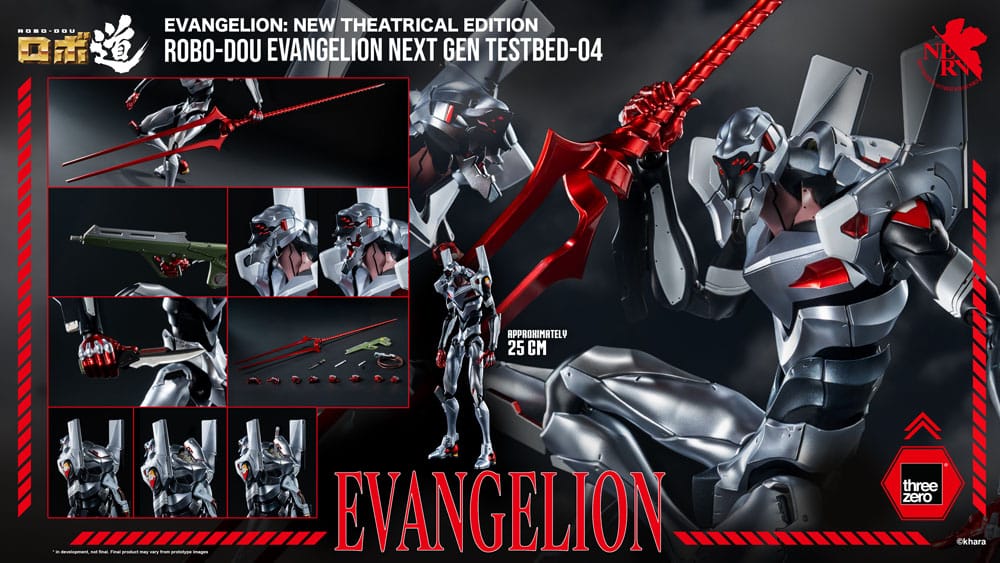 Evangelion: New Theatrical Edition - Robo-Dou - Evangelion Testbed-04 Figur (threezero)