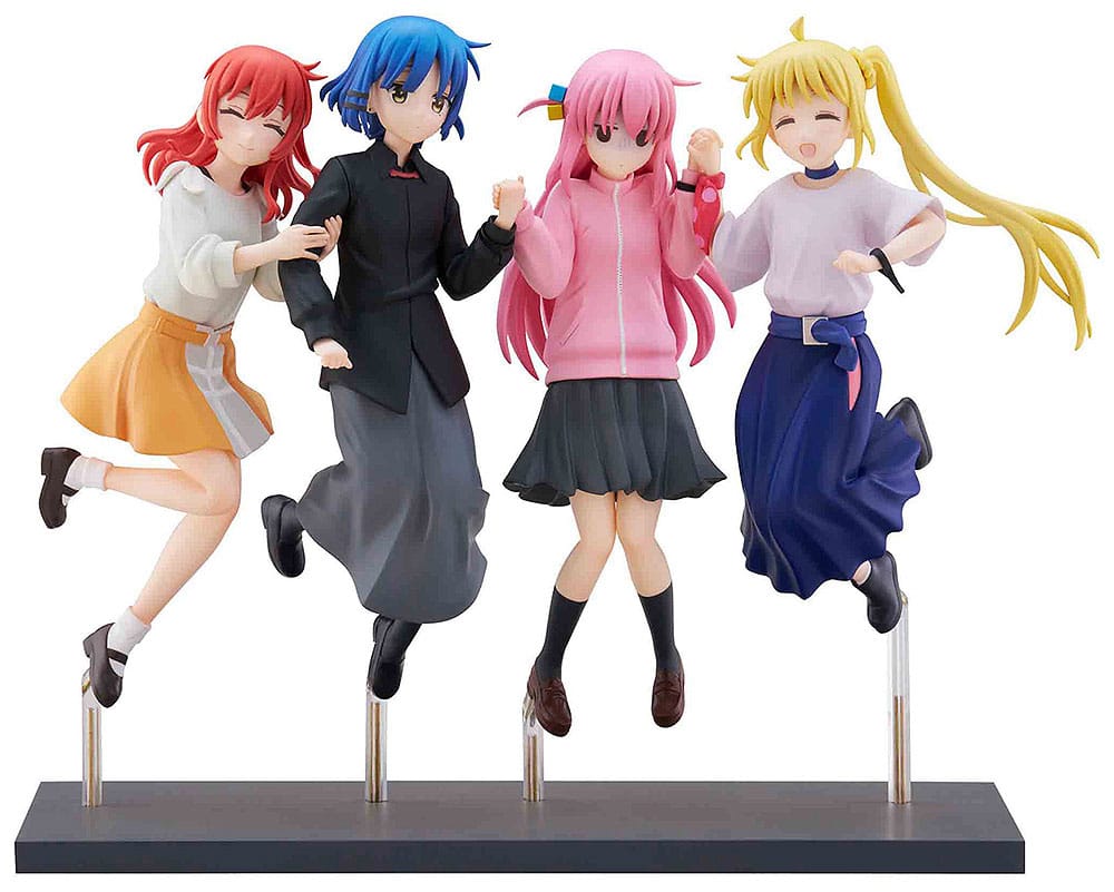 Bocchi the Rock! - Jumping Girl(s) Figuren 4er-Set (Aniplex)