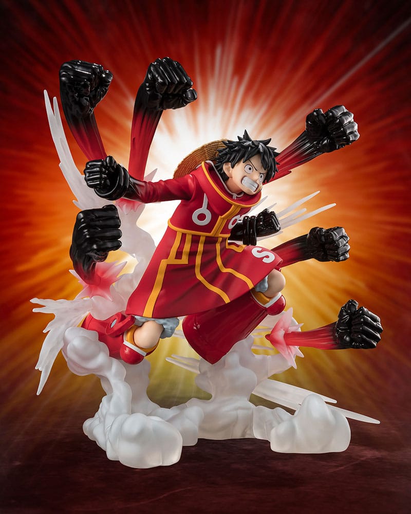 One Piece - Monkey D. Ruffy - Gum Gum Hawk Gatling - FiguartsZero Figur (Bandai)