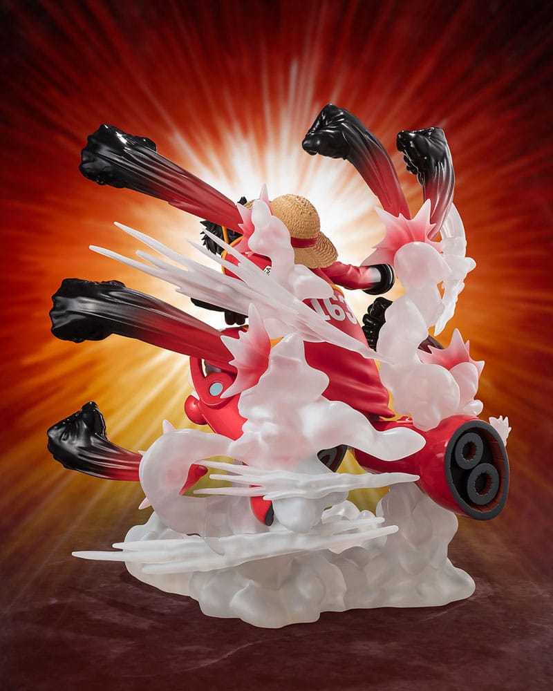 One Piece - Monkey D. Ruffy - Gum Gum Hawk Gatling - FiguartsZero Figur (Bandai)