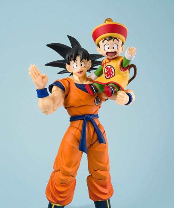 Dragon Ball - Son Goku & Son Gohan - Kid & Kintoun S.H. Figuarts figure (Bandai)