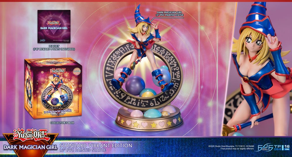 Yu-Gi-Oh! - Dunkles Magiermädchen (Dark Magician Girl) - Standard Vibrant Edition Figur (First 4 Figures)