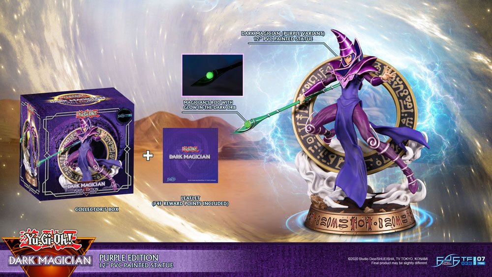 Yu-Gi-Oh! - Dunkler Magier (Dark Magician) - Purple Version Figur (First 4 Figures)