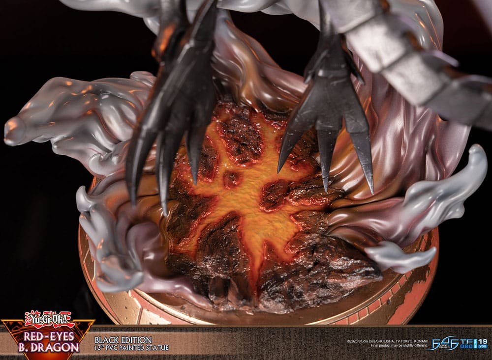 Yu-Gi-Oh! - Rotäugiger schwarzer Drache (Red-Eyes B. Dragon) - Black Colour Figur (First 4 Figures)