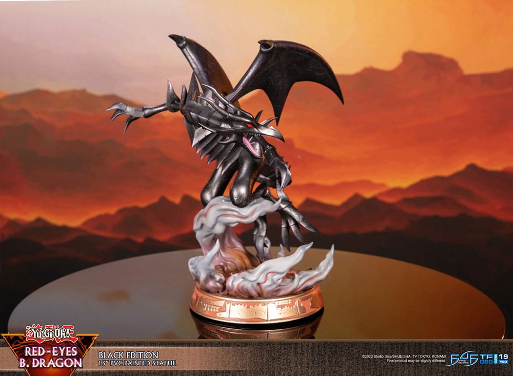 Yu-Gi-Oh! - Rotäugiger schwarzer Drache (Red-Eyes B. Dragon) - Black Colour Figur (First 4 Figures)