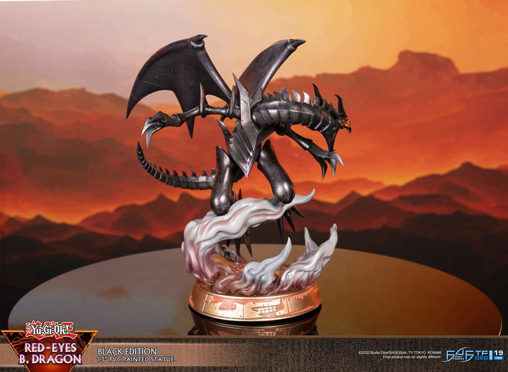 Yu-Gi-Oh! - Rotäugiger schwarzer Drache (Red-Eyes B. Dragon) - Black Colour Figur (First 4 Figures)