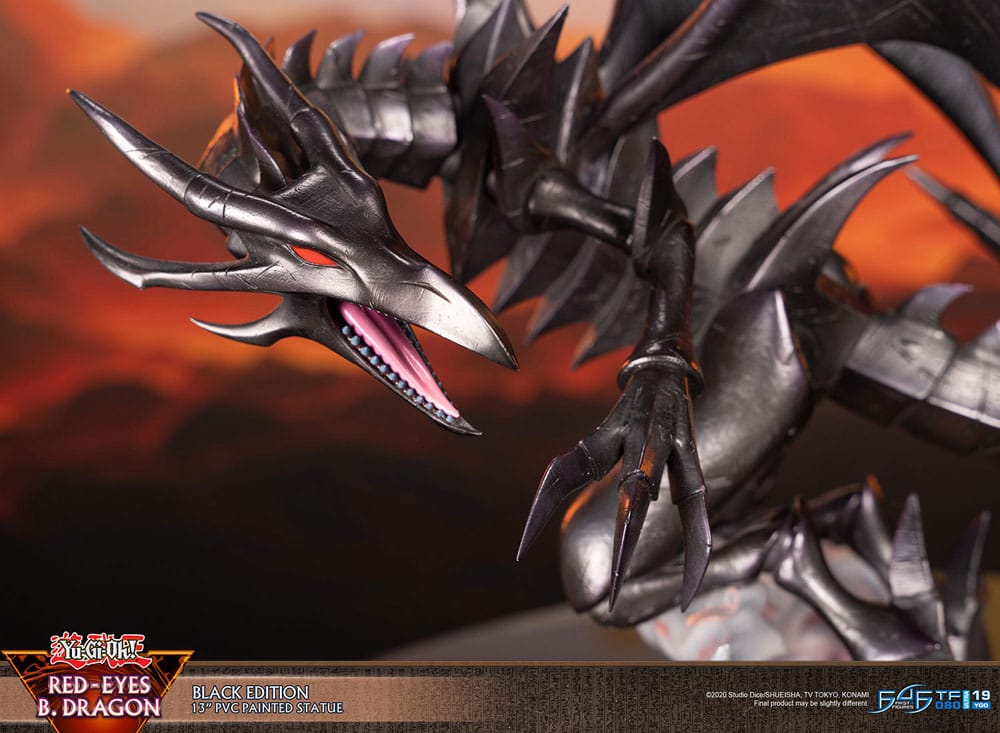 Yu-Gi-Oh! - Rotäugiger schwarzer Drache (Red-Eyes B. Dragon) - Black Colour Figur (First 4 Figures)