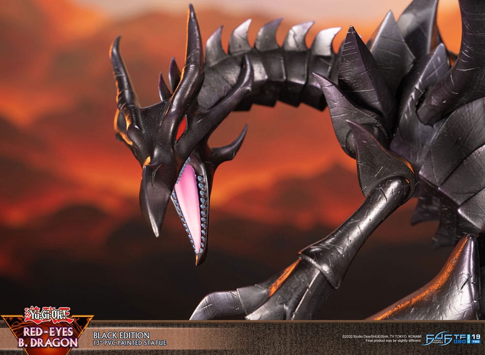 Yu-Gi-Oh! - Rotäugiger schwarzer Drache (Red-Eyes B. Dragon) - Black Colour Figur (First 4 Figures)