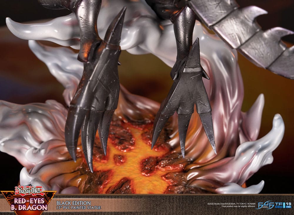 Yu-Gi-Oh! - Rotäugiger schwarzer Drache (Red-Eyes B. Dragon) - Black Colour Figur (First 4 Figures)