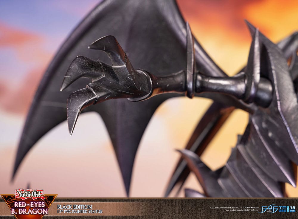 Yu-Gi-Oh! - Rotäugiger schwarzer Drache (Red-Eyes B. Dragon) - Black Colour Figur (First 4 Figures)