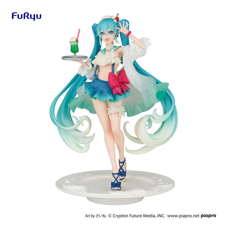 Hatsune Miku - SweetSweets Series - Melon Soda Float Figur (Furyu)