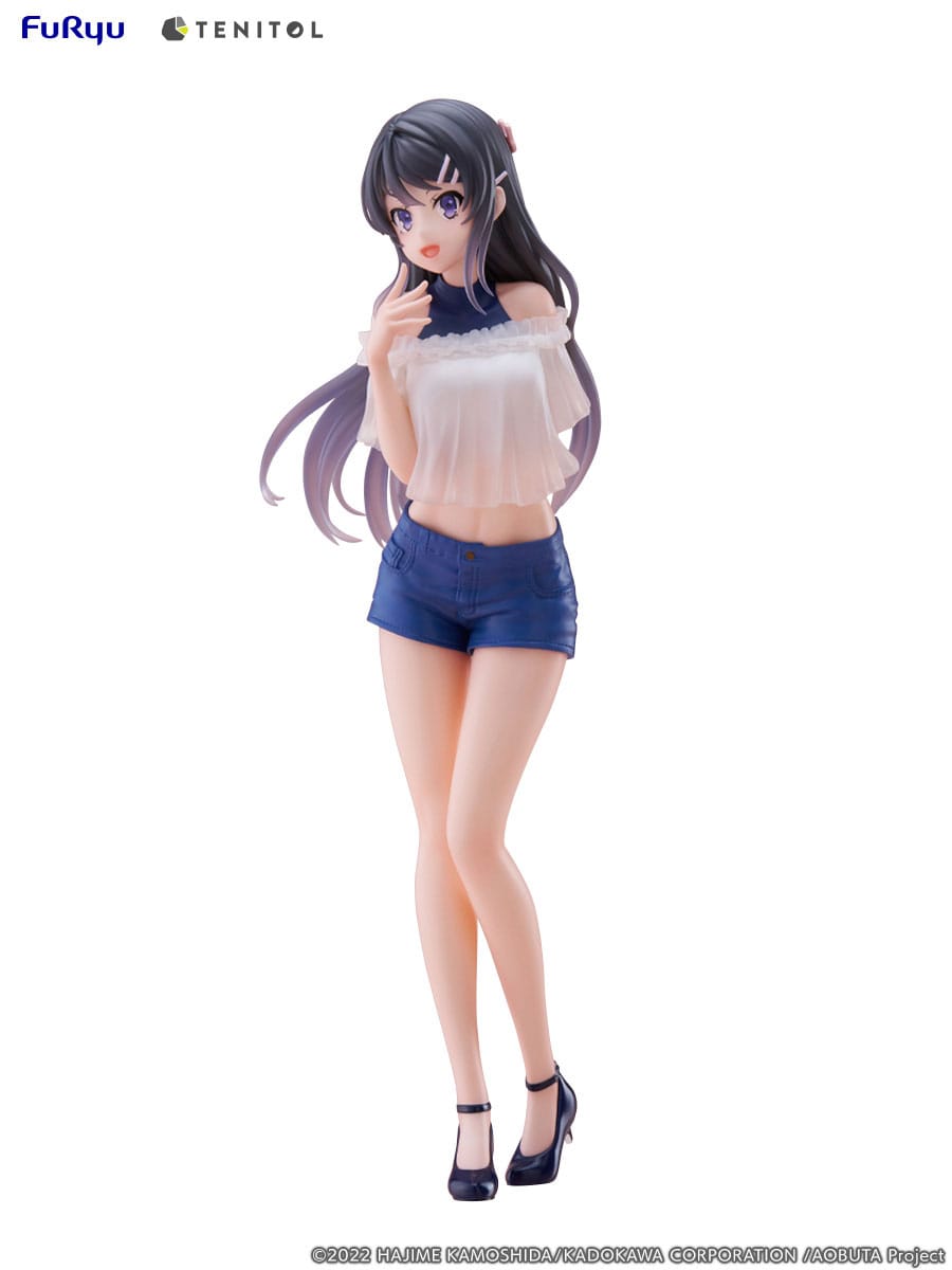 Rascal Does Not Dream of Bunny Girl Senpai - Mai Sakurajima - Tenitol Tall Figur (Furyu)