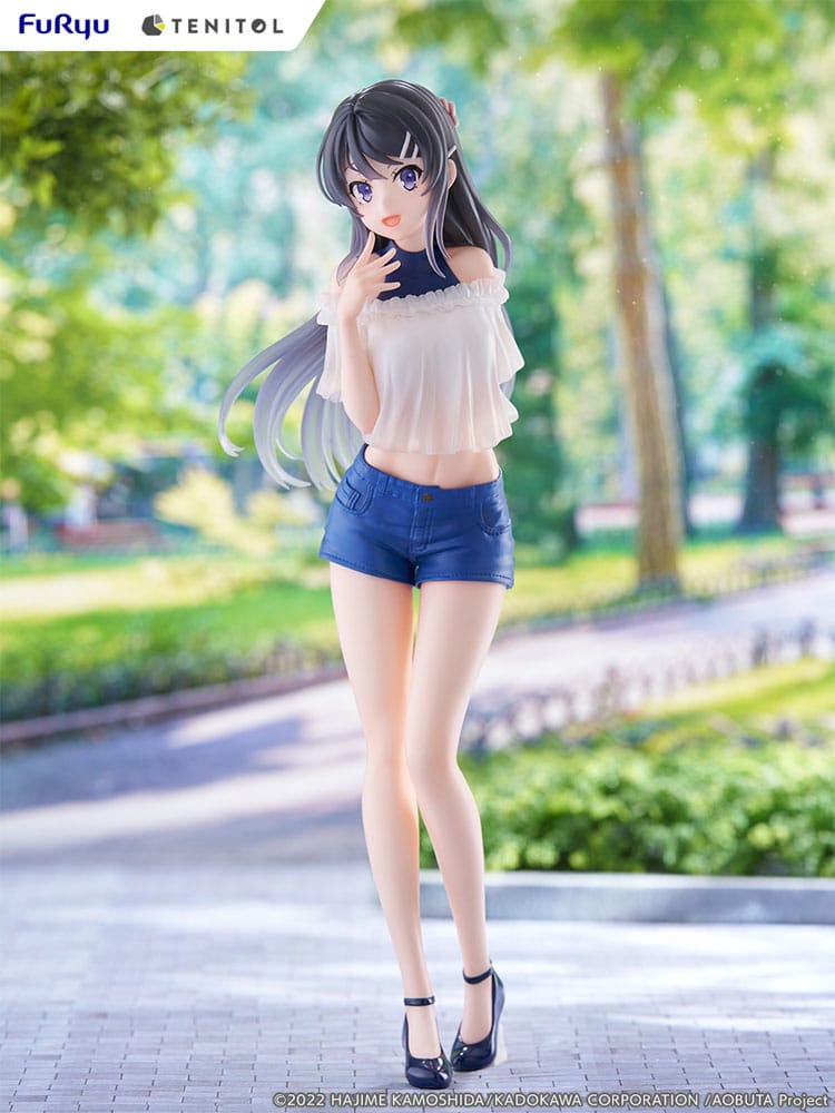 Rascal Does Not Dream of Bunny Girl Senpai - Mai Sakurajima - Tenitol Tall Figur (Furyu)