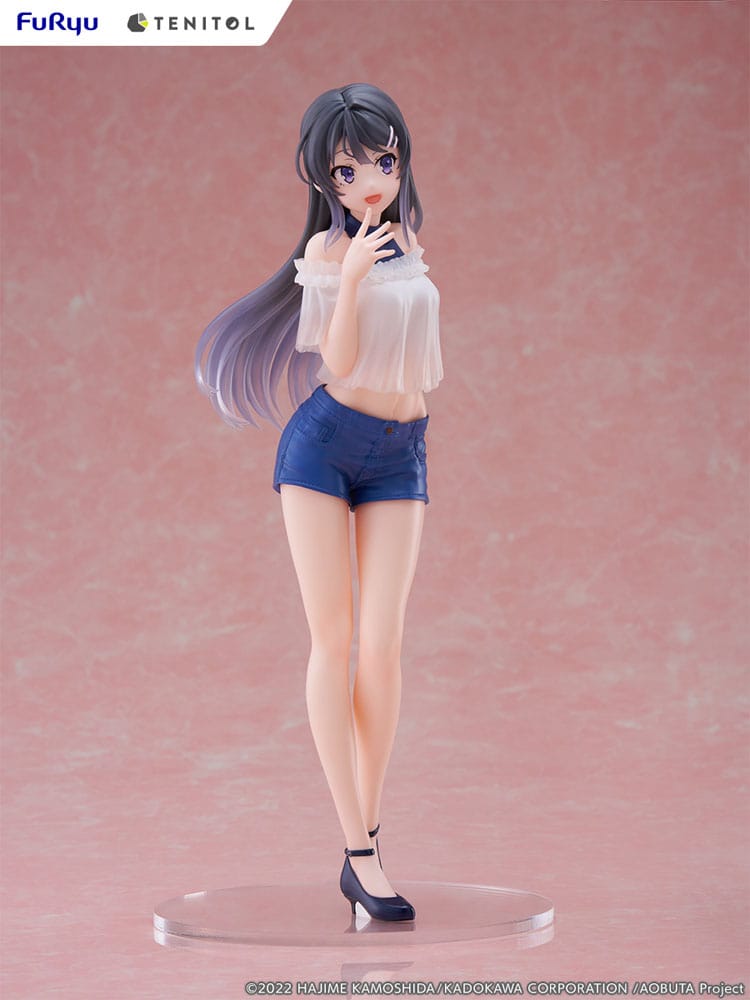 Rascal Does Not Dream of Bunny Girl Senpai - Mai Sakurajima - Tenitol Tall Figur (Furyu)