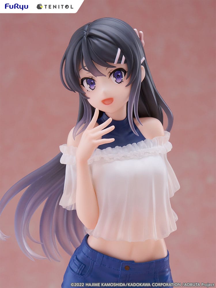 Rascal Does Not Dream of Bunny Girl Senpai - Mai Sakurajima - Tenitol Tall Figur (Furyu)