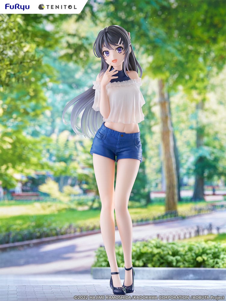 Rascal Does Not Dream of Bunny Girl Senpai - Mai Sakurajima - Tenitol Tall Figur (Furyu)