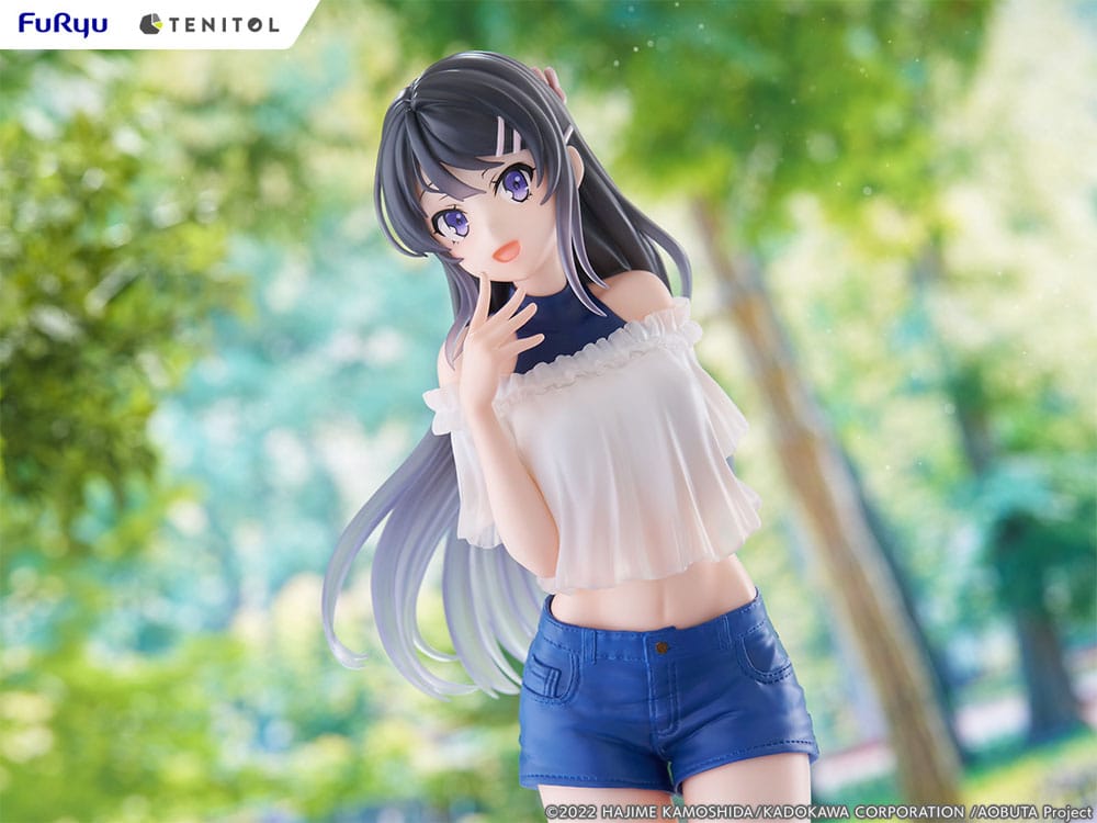 Rascal Does Not Dream of Bunny Girl Senpai - Mai Sakurajima - Tenitol Tall Figur (Furyu)