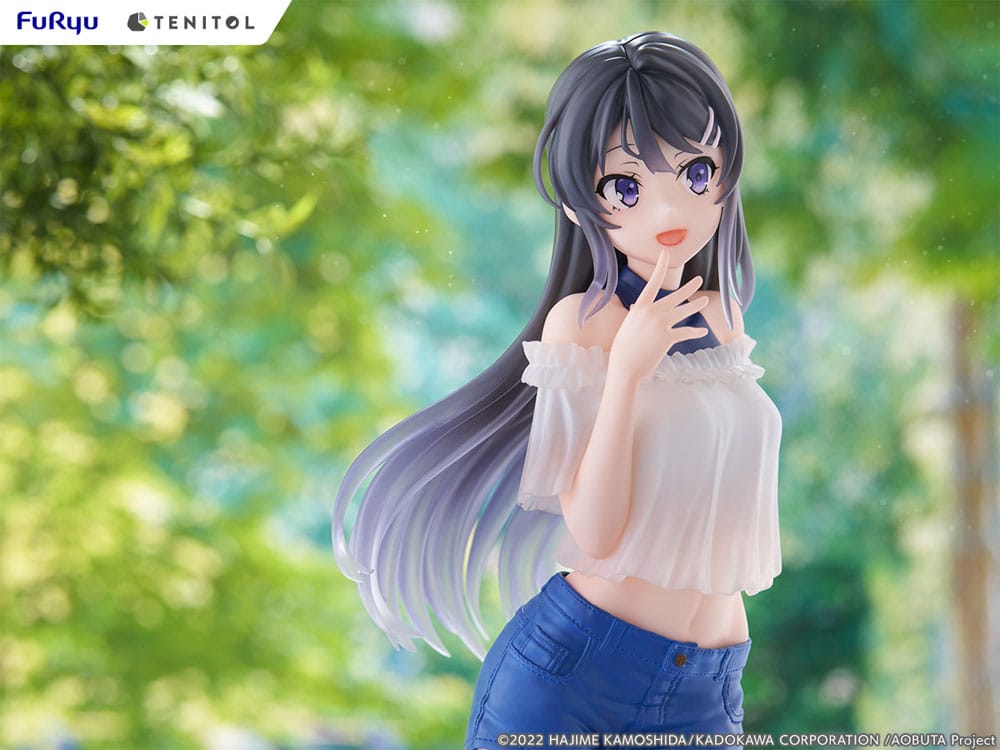 Rascal Does Not Dream of Bunny Girl Senpai - Mai Sakurajima - Tenitol Tall Figur (Furyu)