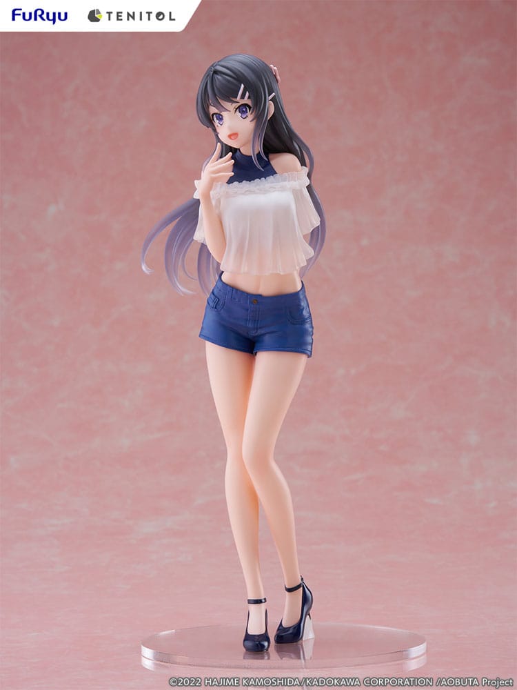 Rascal Does Not Dream of Bunny Girl Senpai - Mai Sakurajima - Tenitol Tall Figur (Furyu)