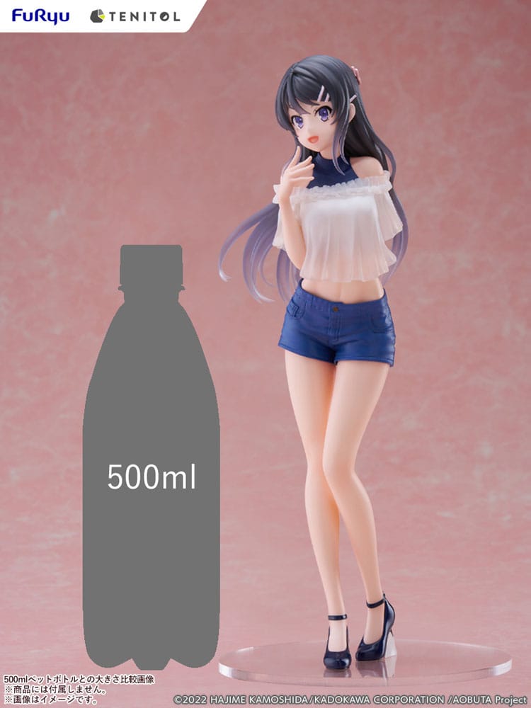 Rascal Does Not Dream of Bunny Girl Senpai - Mai Sakurajima - Tenitol Tall Figur (Furyu)