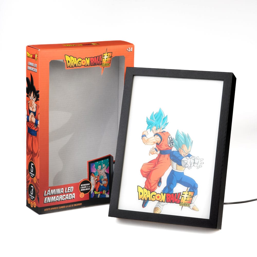 Dragon Ball Super - LED-Druck mit Rahmen (Grupo Erik)