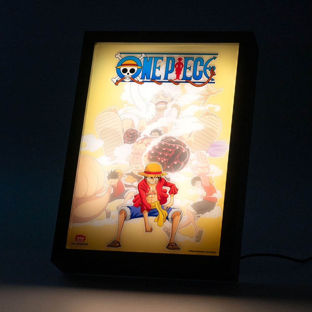 One Piece - LED-Druck mit Rahmen (Grupo Erik)